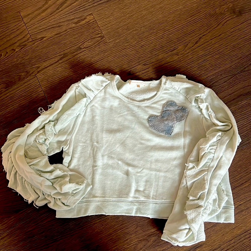 LoveShackFancy (XS) Cropped Sweatshirt